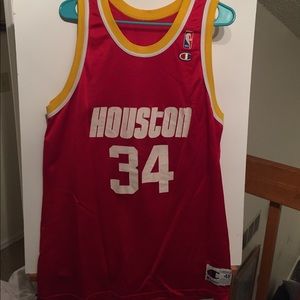 NBA Olajuwon Houston jersey